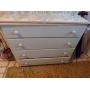 4 Drawer  Wooden chest of drawers