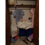 Closet of misc Linens lot