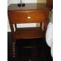 Wooden end/lamp table