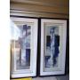 NIce pair of framed and matted sofa style prints