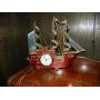 United Wooden ship clock