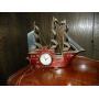 United Wooden ship clock