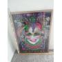 Large framed Mardi Gras poster