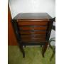 Inlay wooden jewelry cabinet