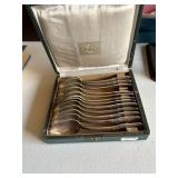 M A case with spoons set