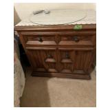 Wooden nightstand