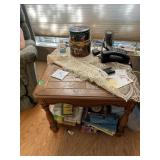 Pair of wooden lamp tables