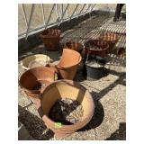Misc planters of greenhouse