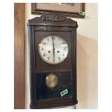 Oak Mauthe clock