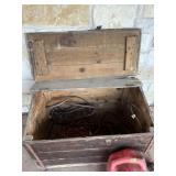 Kindling or grain wood box