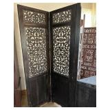 2 Panel wooden room divider