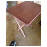 Wooden TV tray