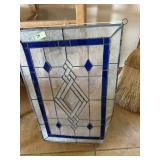 Stain/Lead glass-as is