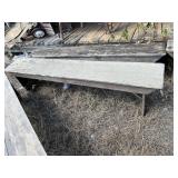 Wooden bench