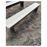 Wooden bench
