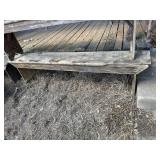 Wooden bench