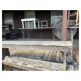 Wooden bench