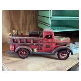 Wooden fire truck