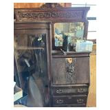 Antique dropfront desk/bookcase