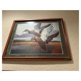 Framed Ducks in Flight picture
