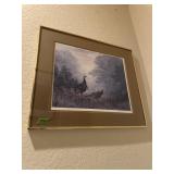 Signed and numbered framed Turkey picture