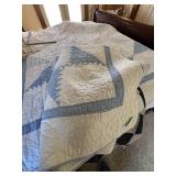 Quilted bedspread