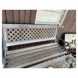 Iron/wooden bench