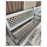 Iron/wooden bench