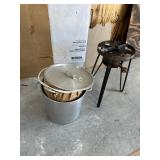 Propane burner with lg pot