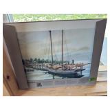 Amethyst Sailboat poster