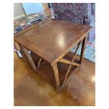 Pair of Oak lamp tables