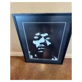Framed Jimi Hendricks picture