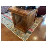 Pair of oak end/lamp tables