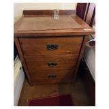 Oak nightstand 2 of 2