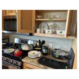 MIsc contents of kitchen-counters, drawers etc