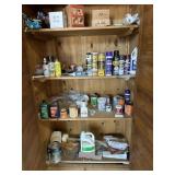 Misc garage paints, oils, etc