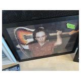 Stevie Ray Vaughn framed picture