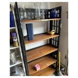 5ft Shelf with misc contents