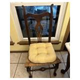 Pair of wooden chairs