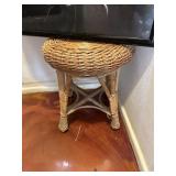 Wicker stool