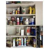 Msic contents of garage wall