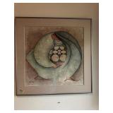 Framed Aztec Mullan print