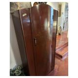 Single door English oak wardrobe