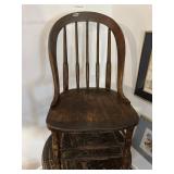 Antique wooden chair