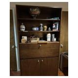 6ft Wooden cabinet w/dropfront