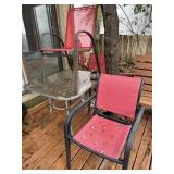 Outdoor table with chairs