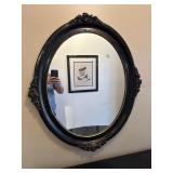Beautiful framed Oval mirror