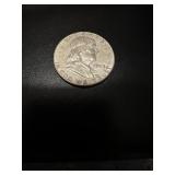 1963 Silver Ben Franklin half $