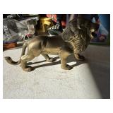 Solid Bras Lion figurine