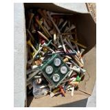 Misc lot of wooden golf tees
